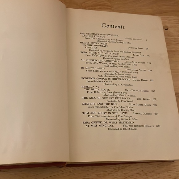 Old Time Favorites The Children’s Hour hardcover vintage 1953 book 3 - Picture 15 of 17